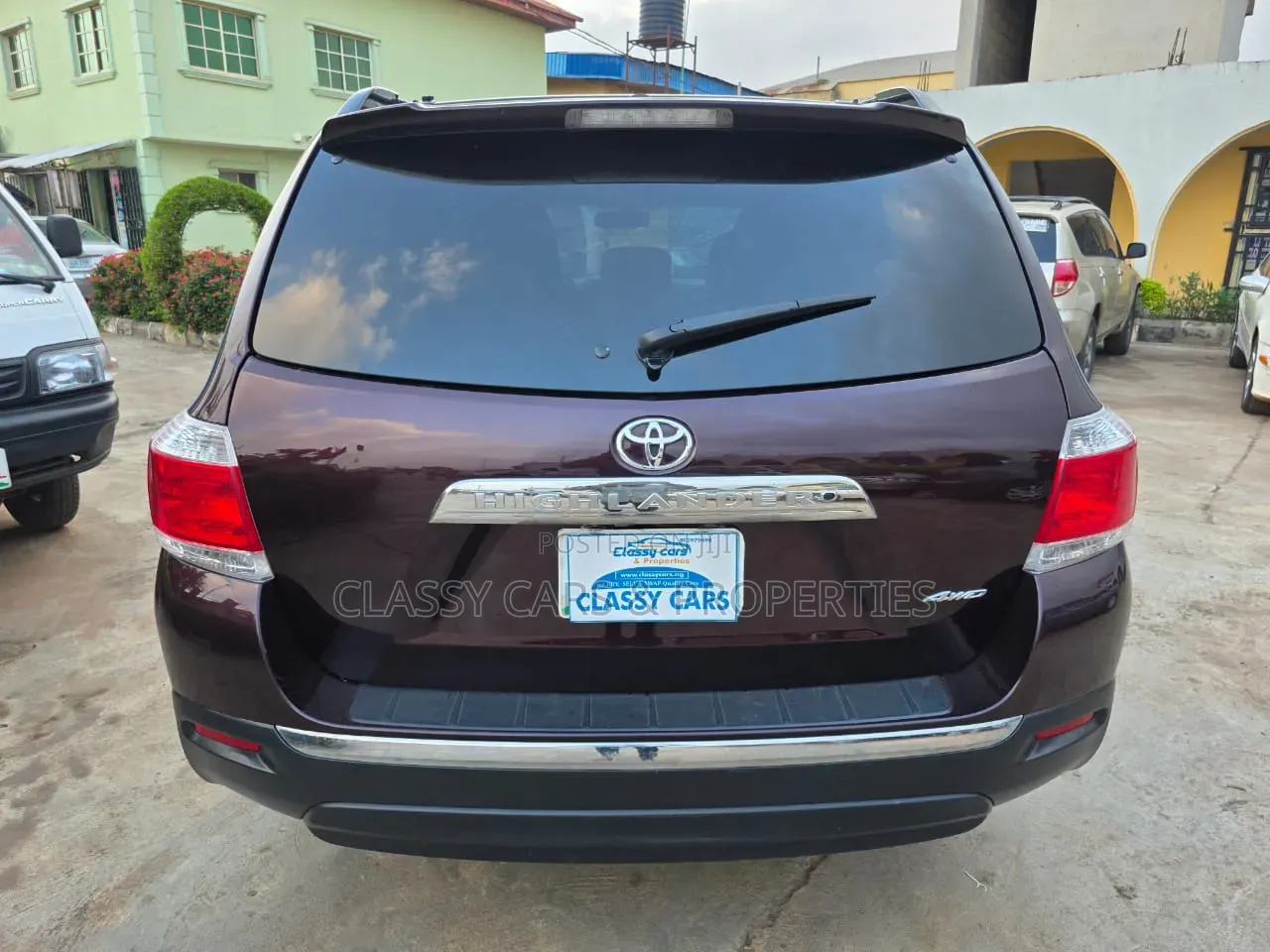 Toyota Highlander 3.5L 4WD 2013 Burgundy