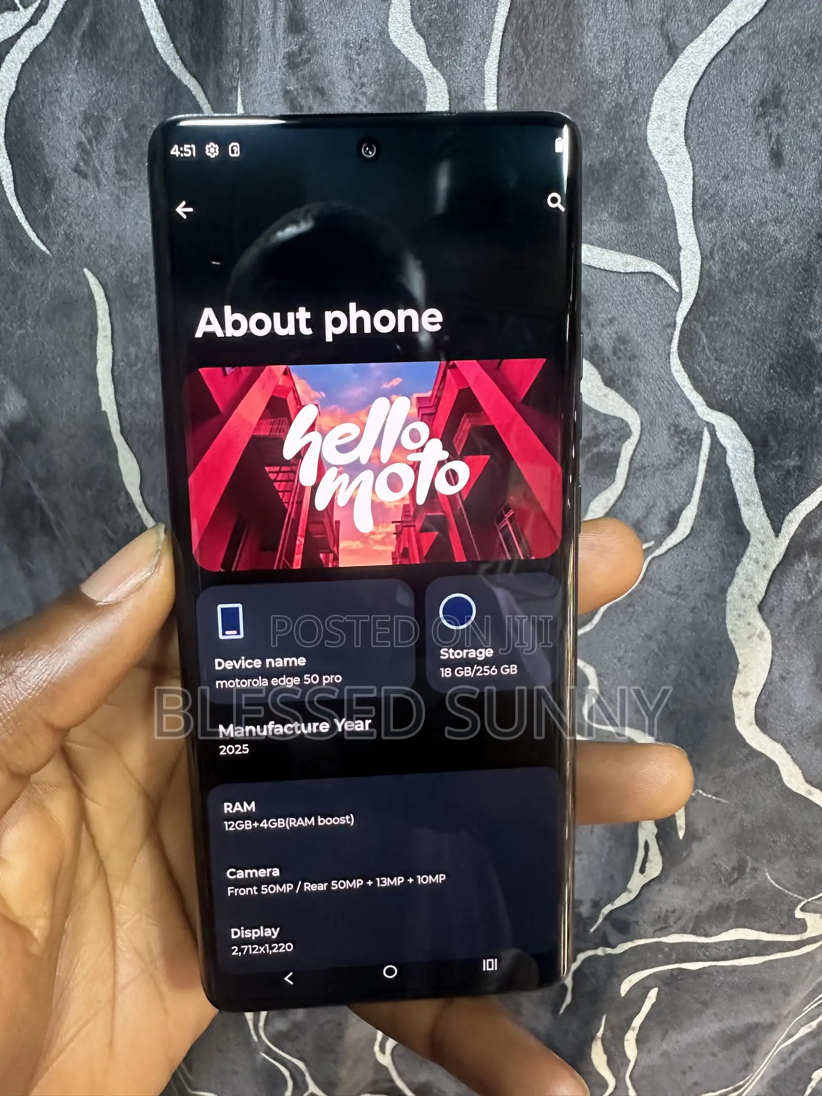 Motorola Edge 50 Pro 256 GB Black