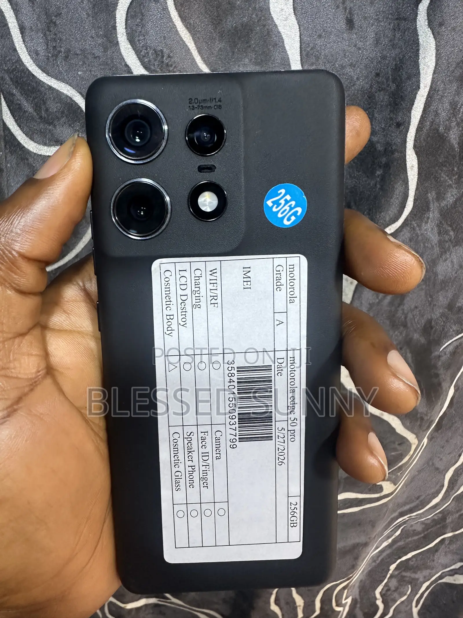 Motorola Edge 50 Pro 256 GB Black