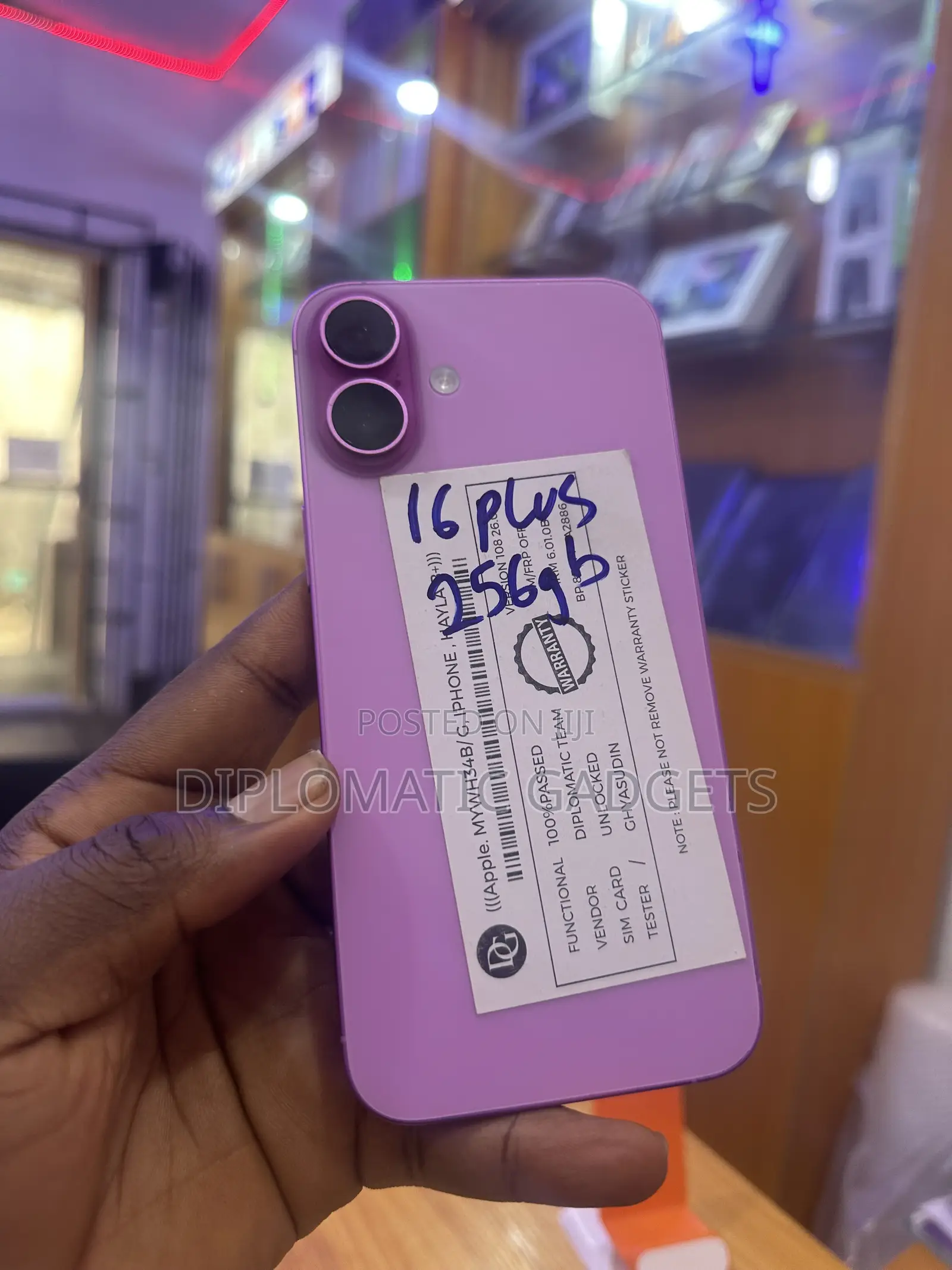 Apple iPhone 16 Plus 256 GB Pink