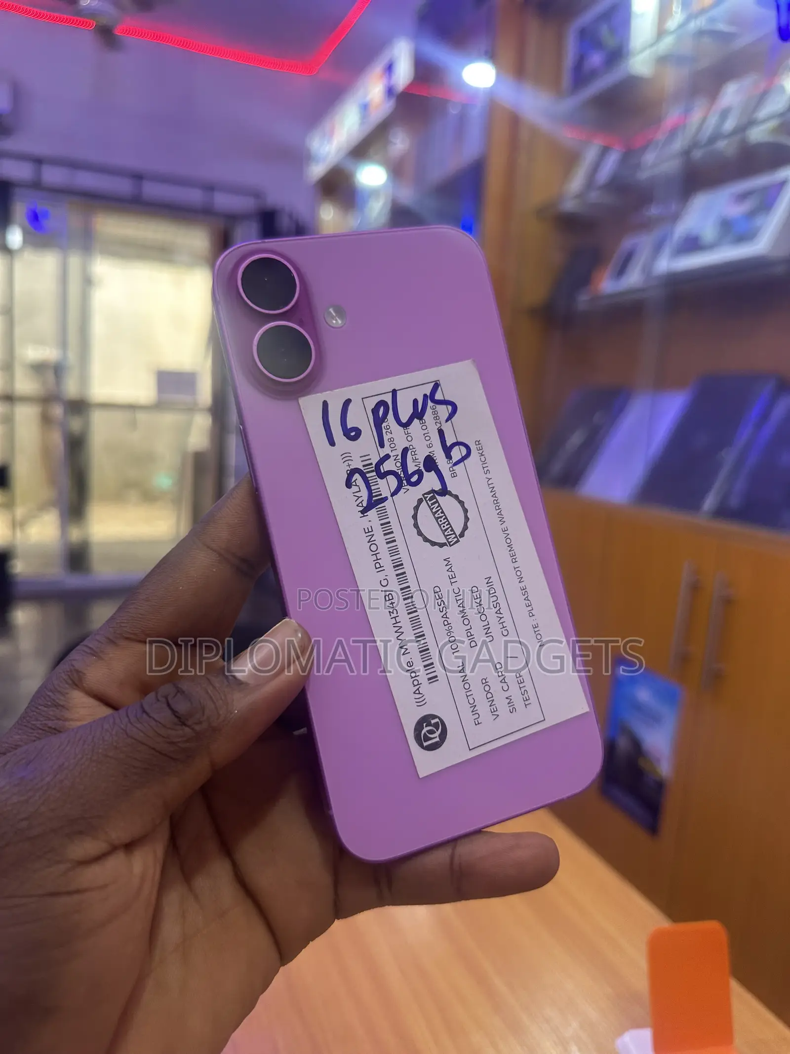 Apple iPhone 16 Plus 256 GB Pink
