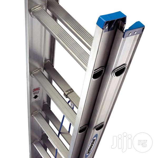 2 Section Extension Aluminium Ladder - 2x18