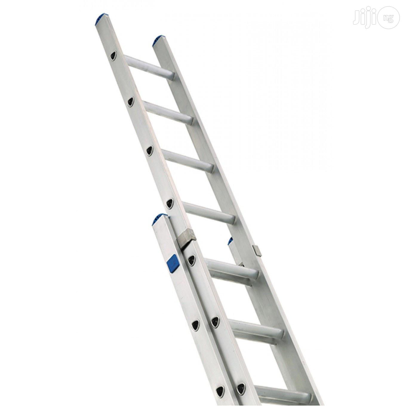 2 Section Extension Aluminium Ladder - 2x18