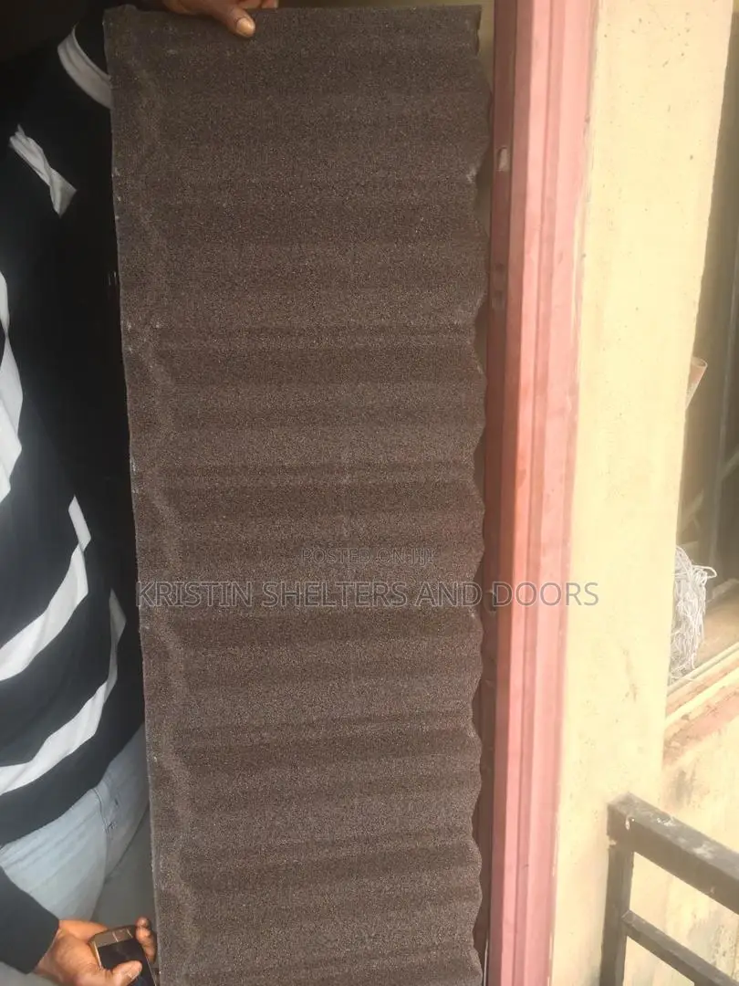Kristen Pure Black Stone Coated ROOFING SHEET IN LAGOS