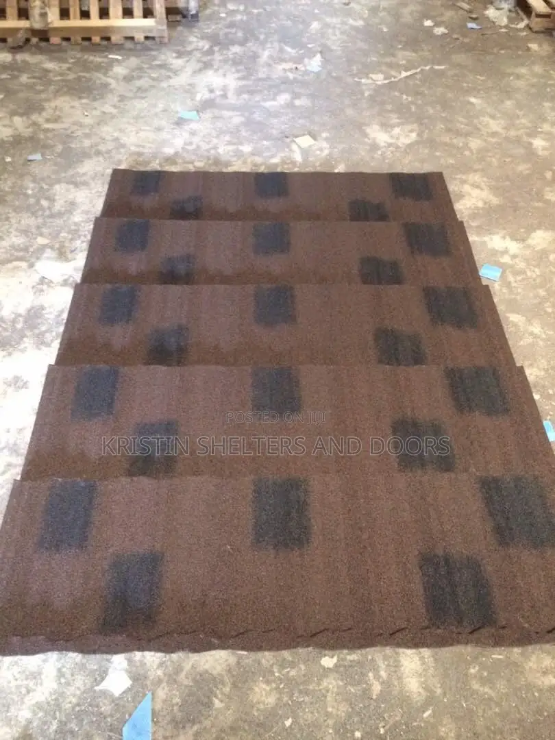 Pure Coffee Brown Milano Stone Coated Roofing Sheet