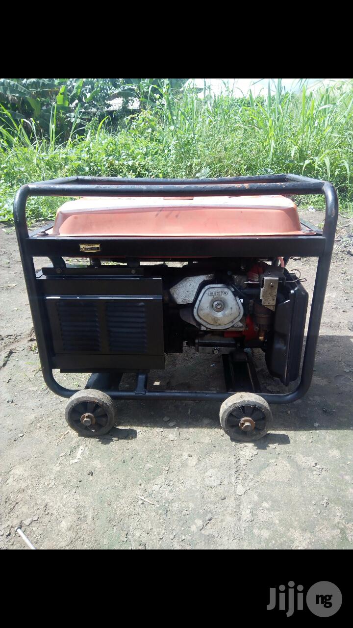 Neatly Used 6.5KVA ELEPAQ EC6500CXS 100% Copper Generator