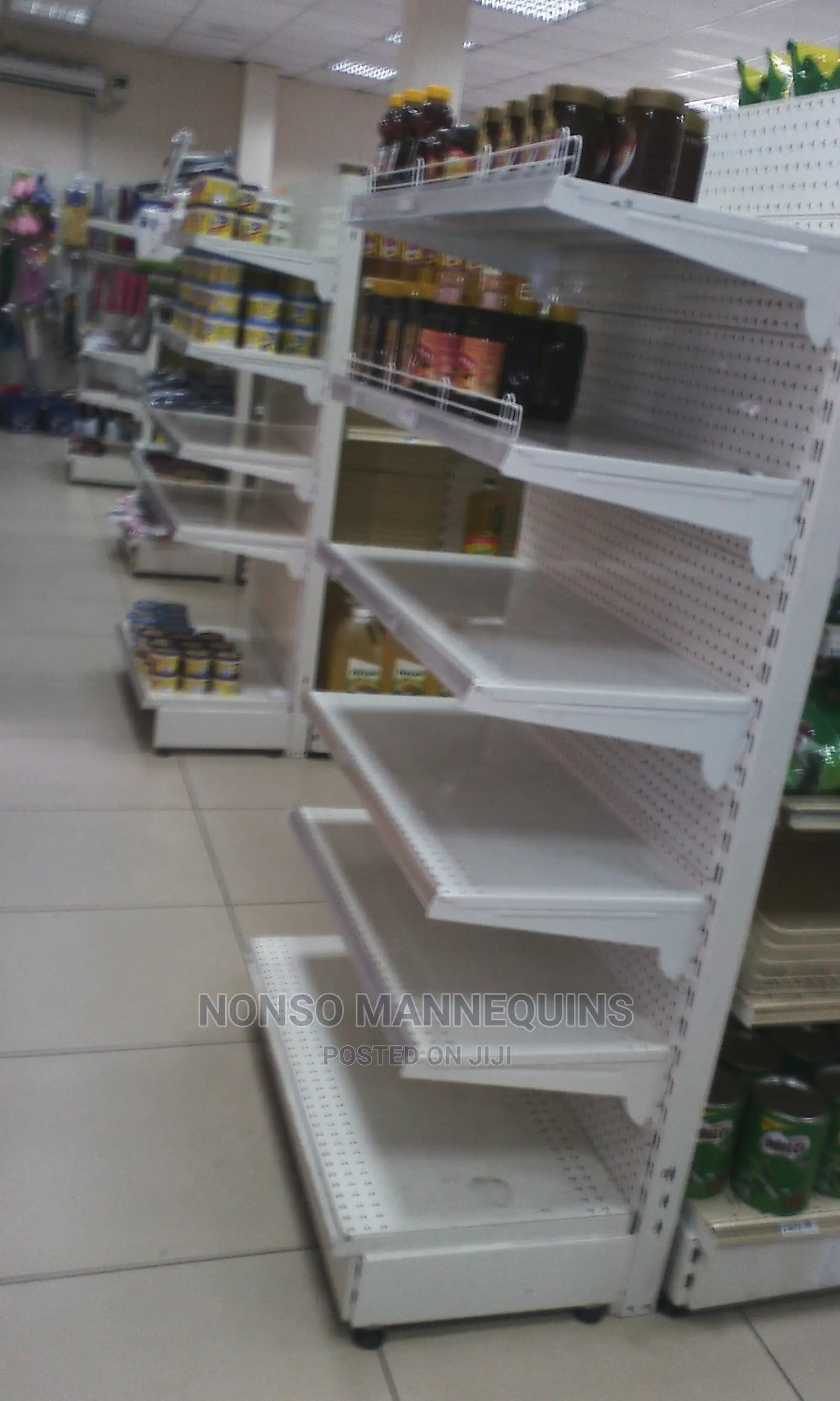 Supermarket Shelves Single Sided And Double Sided