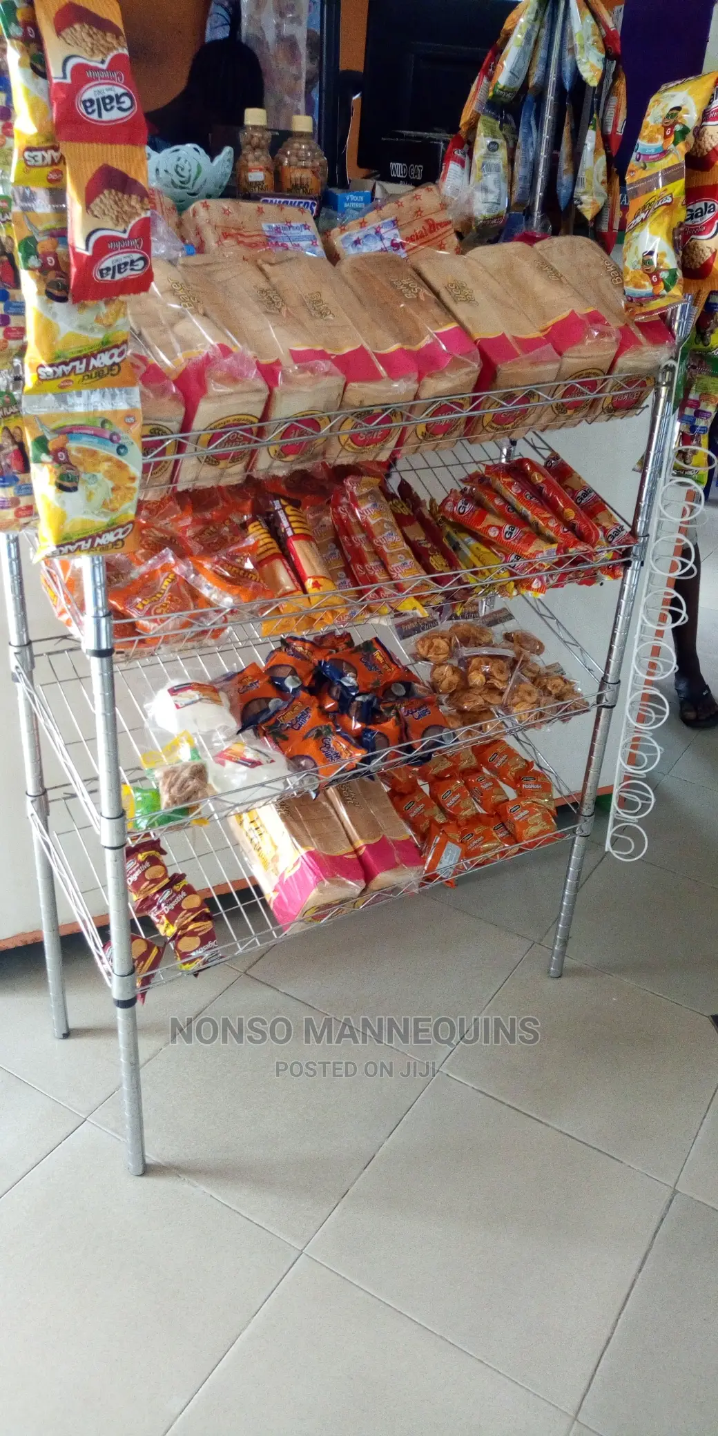 Advertising Display Supermarket Shelf