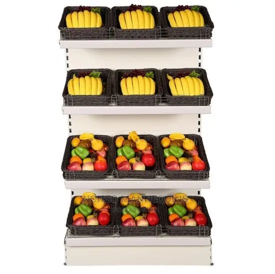 High Quality Single Sided Supermarket Shelves