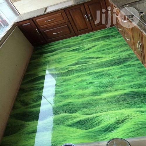 3d Epoxy Installation Wall and Pop Finishing