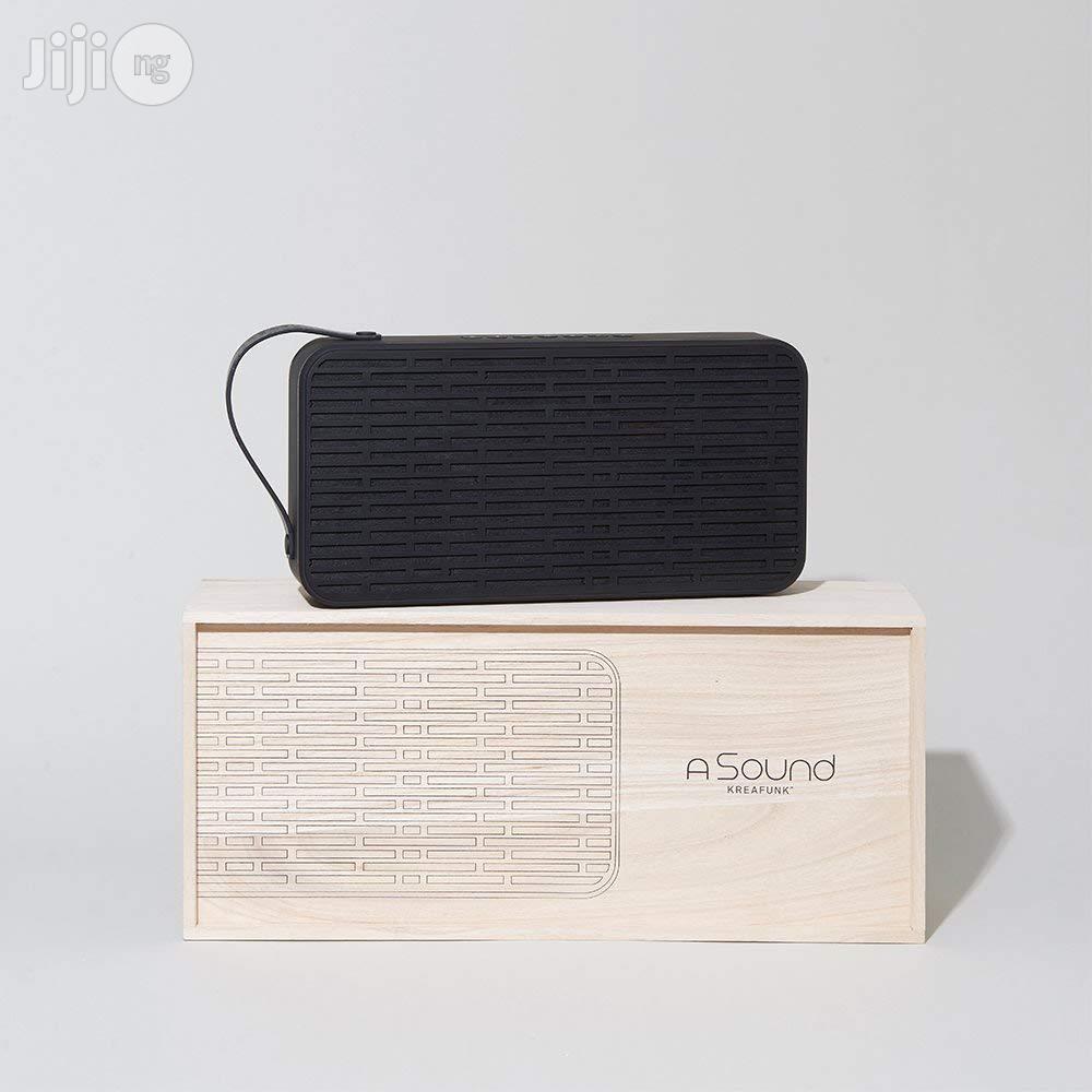 KREAFUNK Asound Bluetooth Speaker - Black