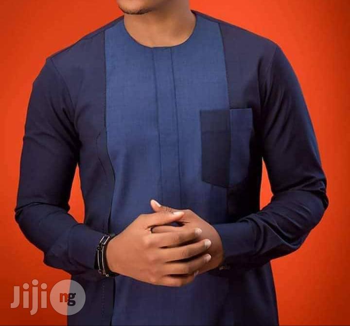 Men's Senator Native Attire- Blue