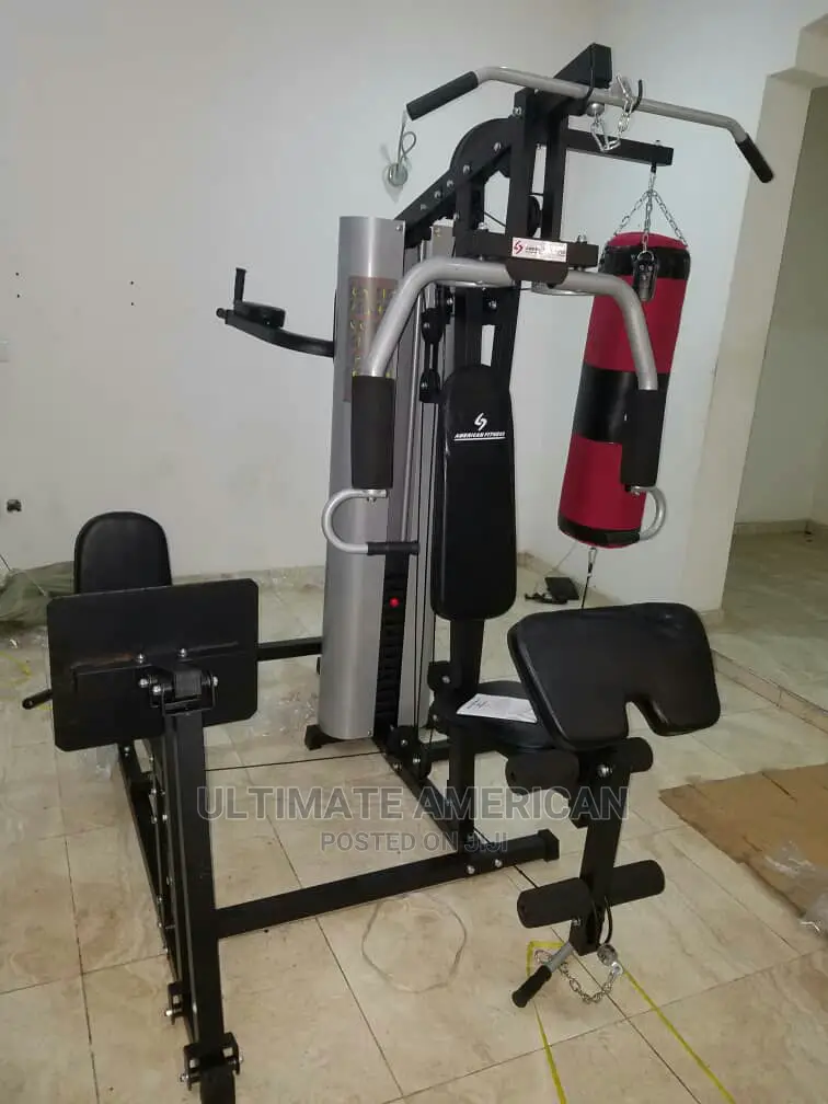5 Station Multi Purpose Gym With Boxing Bag