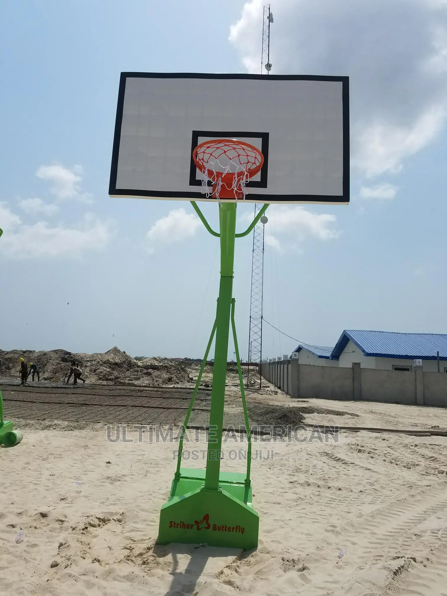 Imported Olympic Standard Basketball Post 1 Pair