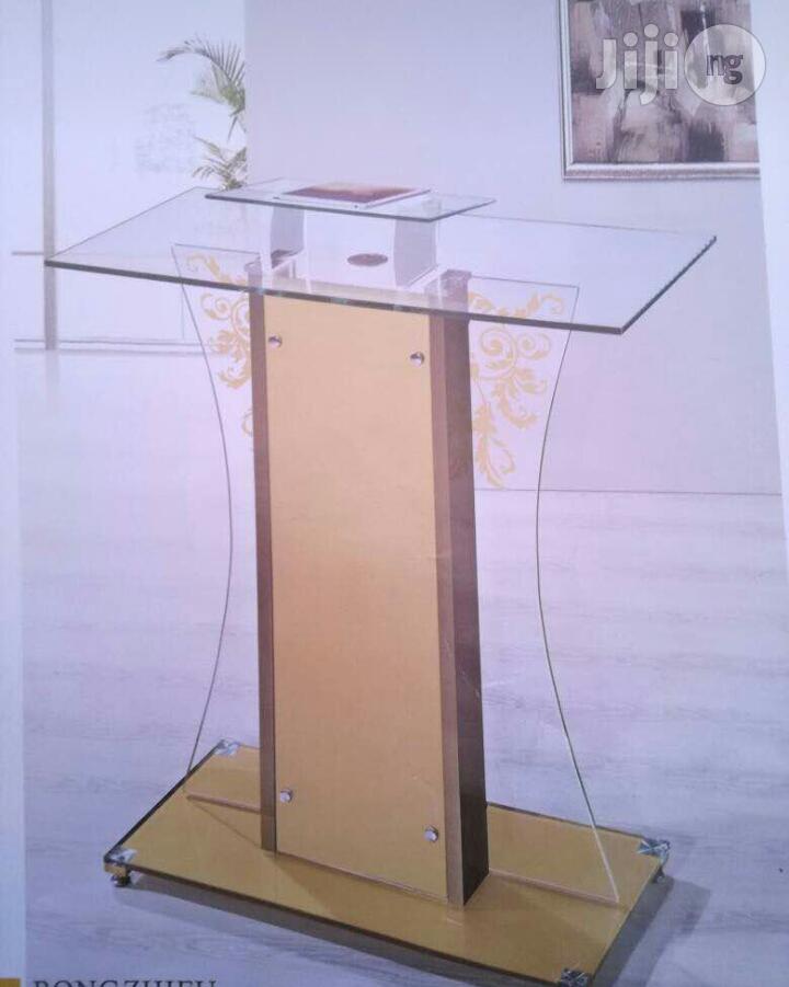 Tempered Glass Church Pulpits