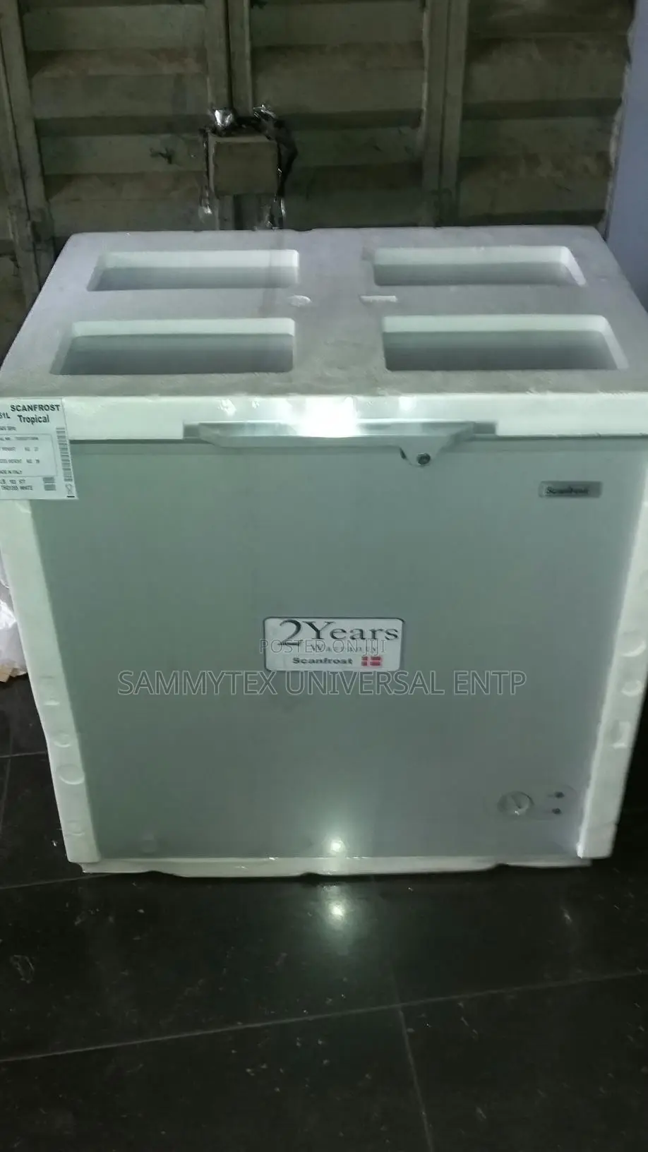 Scanfrost 350 Freezer Wit 2yrs Warranty Nd Safe Delivery