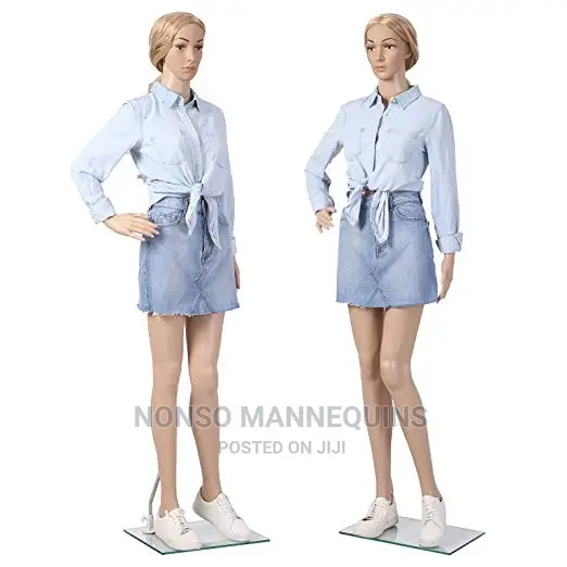 No Hair Head Type Female Plastic Mannequin