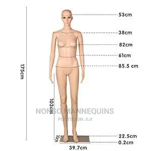 No Hair Head Type Female Plastic Mannequin