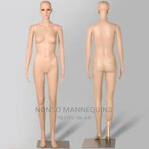 No Hair Head Type Female Plastic Mannequin