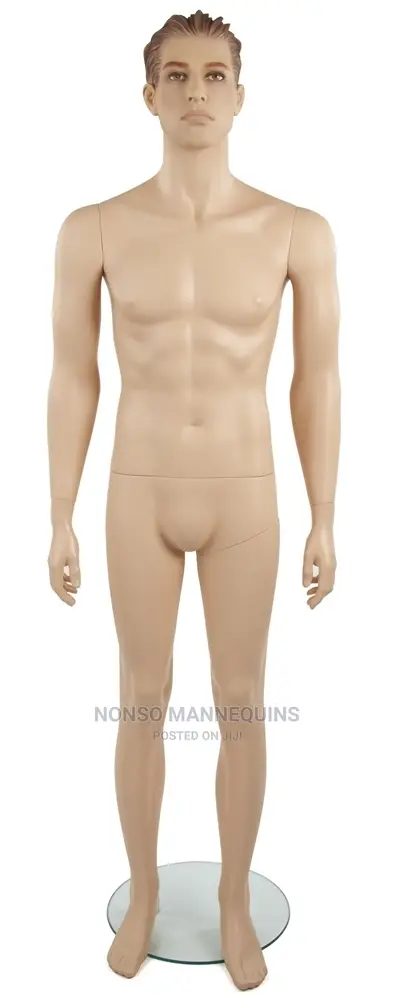 Bald Head Full Body Plastic MALE Detachable Mannequin