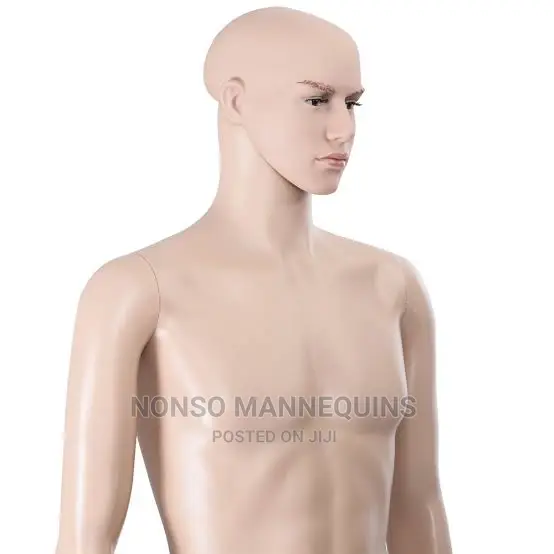 Bald Head Full Body Plastic MALE Detachable Mannequin