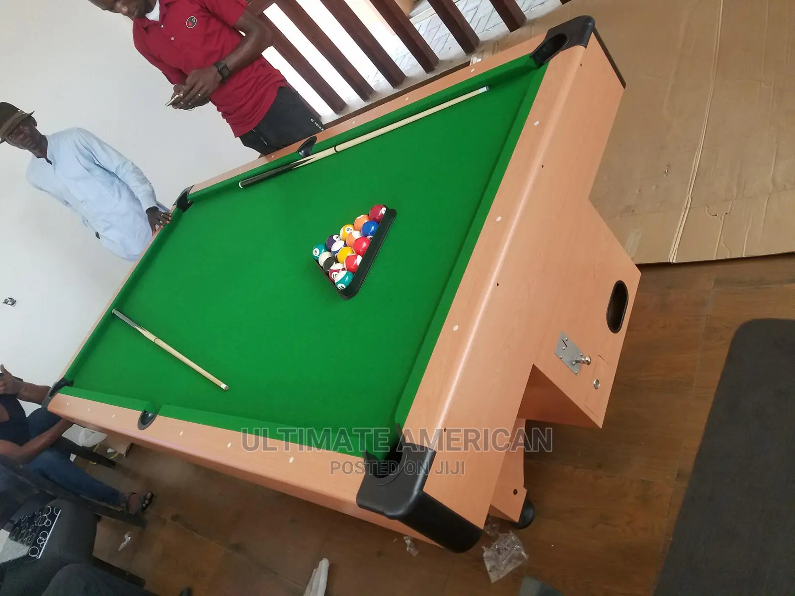 Snooker Pool Table With Coin Operated and All Accessories