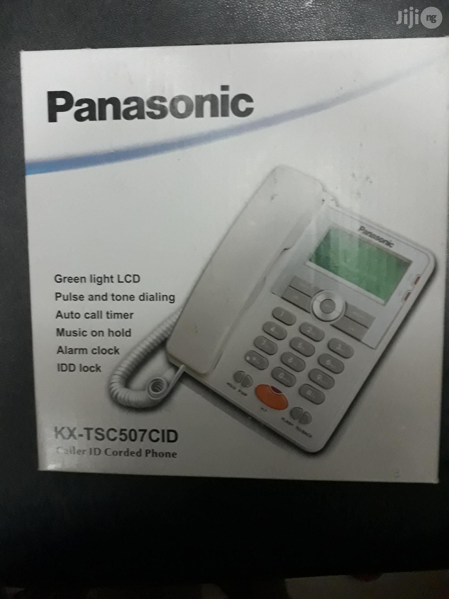 Panasonic Caller Id Table Phone - Cid Kx-TSC 507