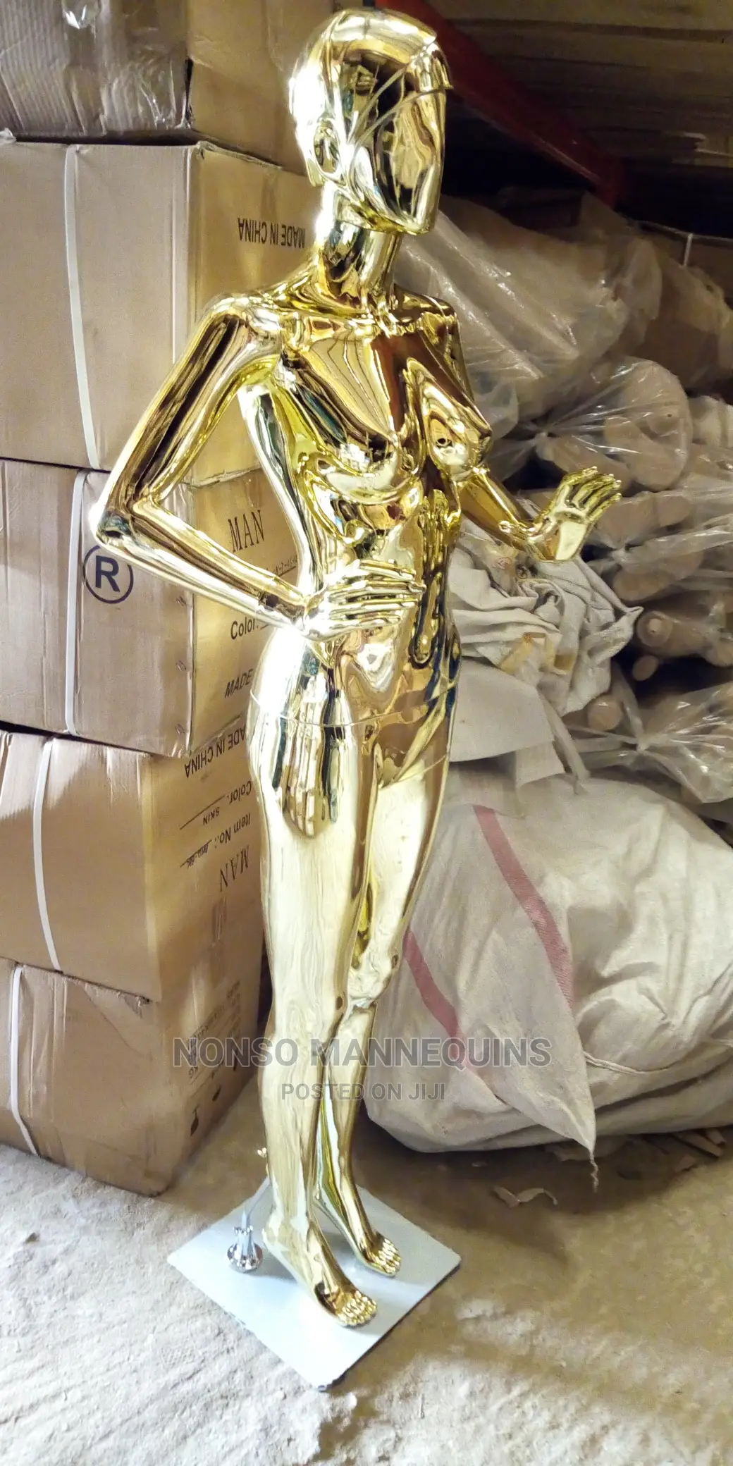 R1 SF15 Female Gold Display Mannequin Full Body