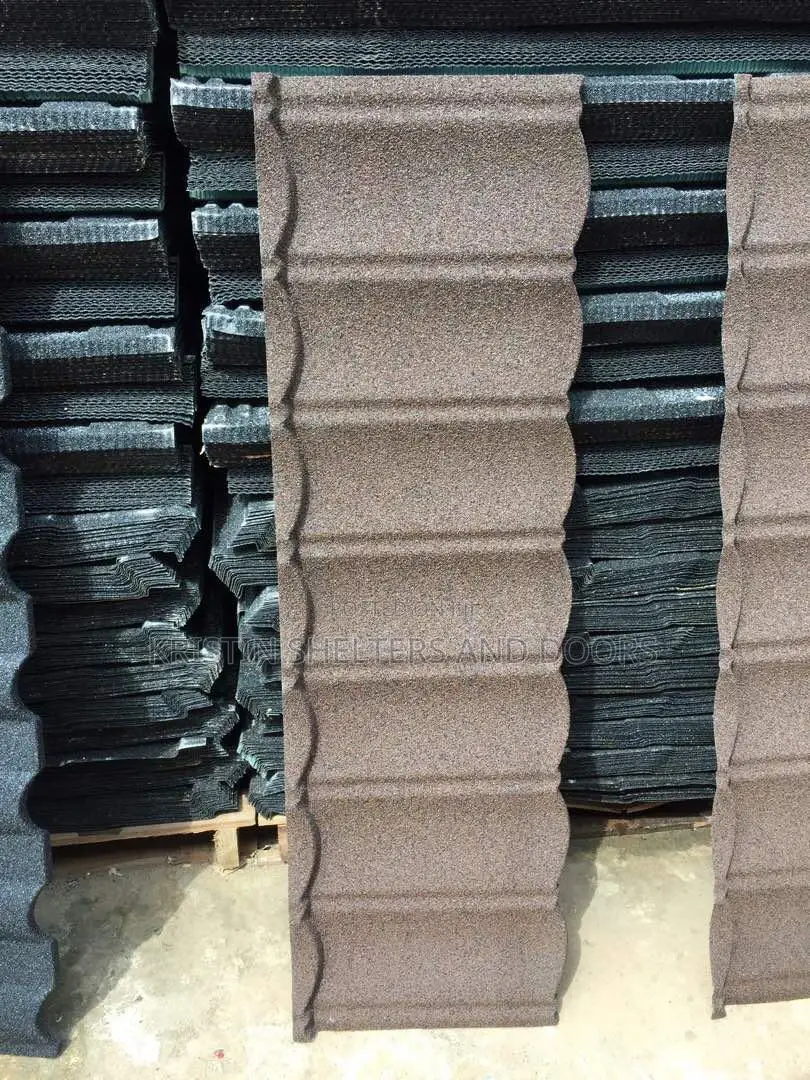Black Milano Stone Coated Roofing Sheet
