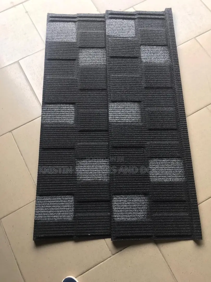 Shingle Black And White Stone Coated Roofing Sheet