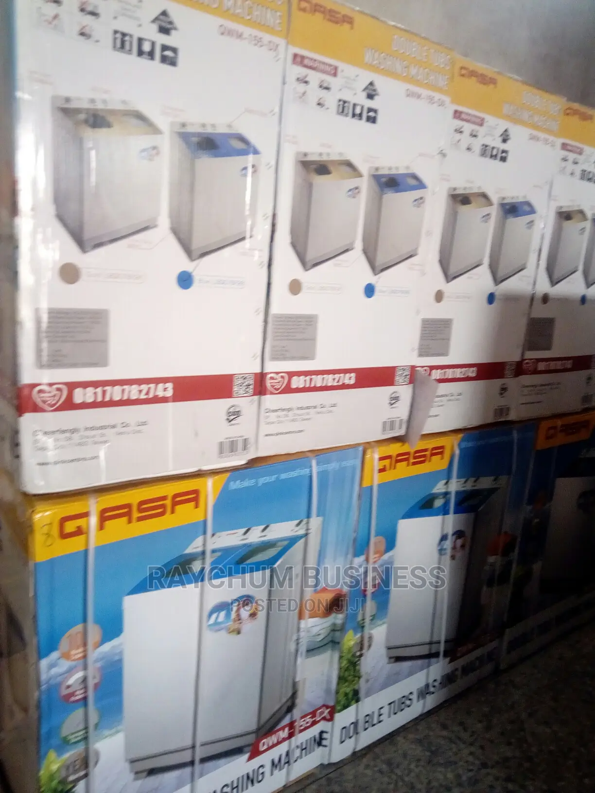 Qasa Qlink Washing Machin 10.2kg Twin Tub
