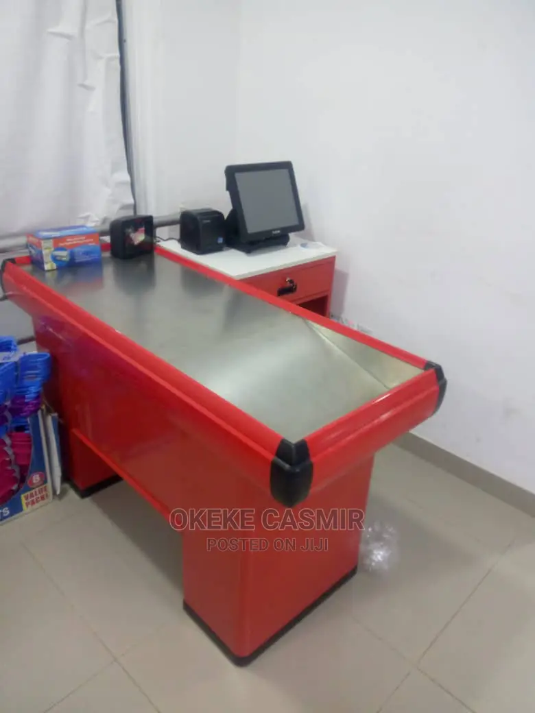 Supermarket Cash Counter Table