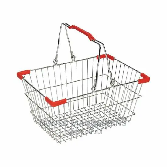 Supermarket Grocery Plastic Shopping Basket