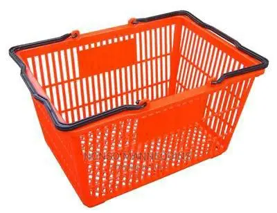 Supermarket Grocery Plastic Shopping Basket