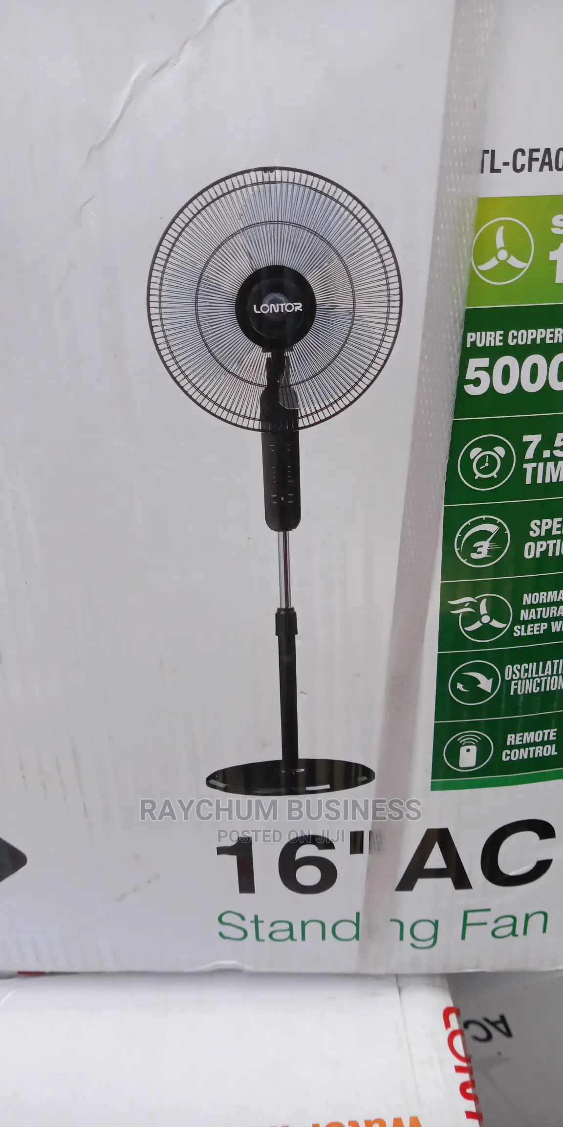 Lontor Electric Fan Plastic Blade 16inches