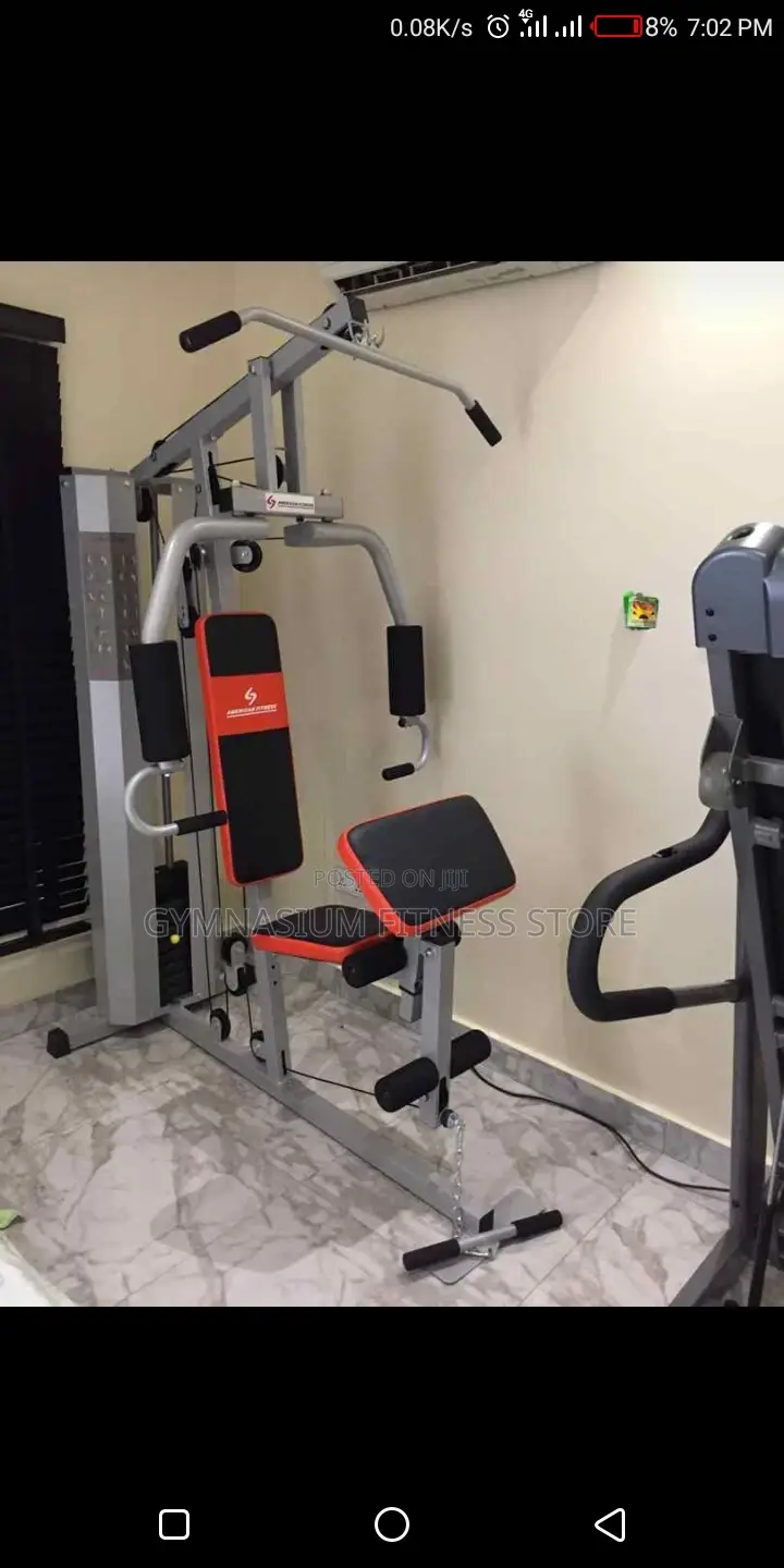 One Station Home Gym Orange And Black