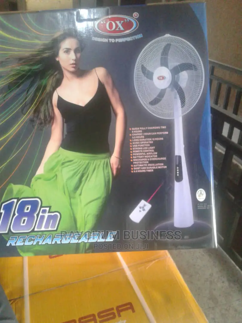 Ox Rechargeable Fan 18inches