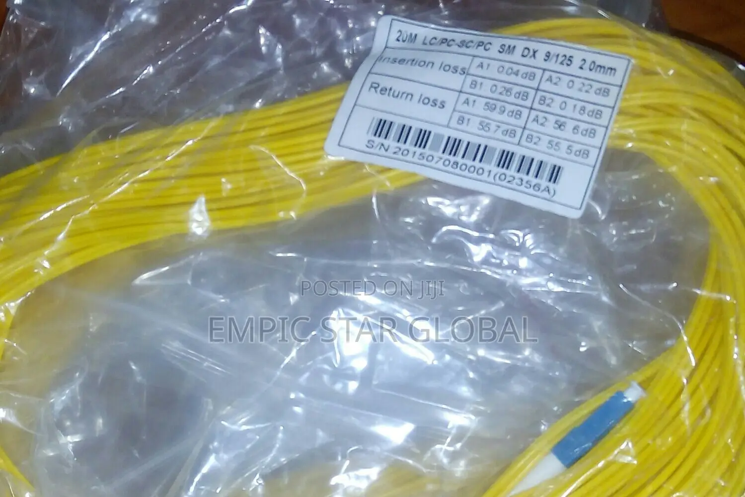 Fiber Patch Cord LC-SC 3m Duplex