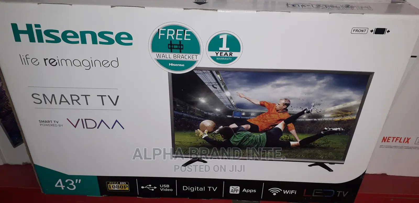 43 Inches Hisense Smart Tv