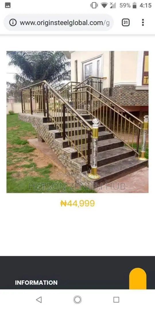 Stainless Steel Hand Rails