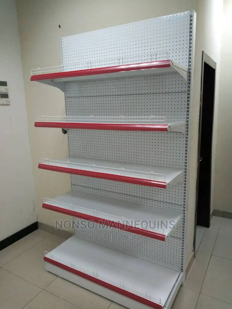 New Single Sided 4 Feets Width Supermarket Display Shelves