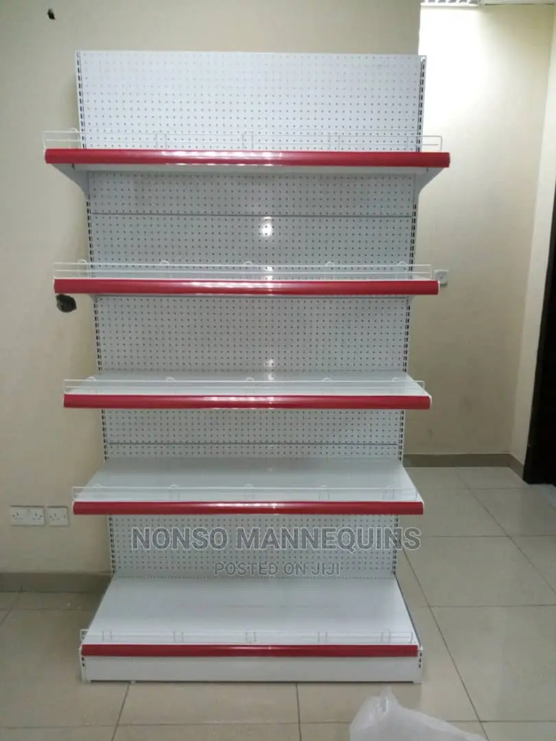 New Single Sided 4 Feets Width Supermarket Display Shelves