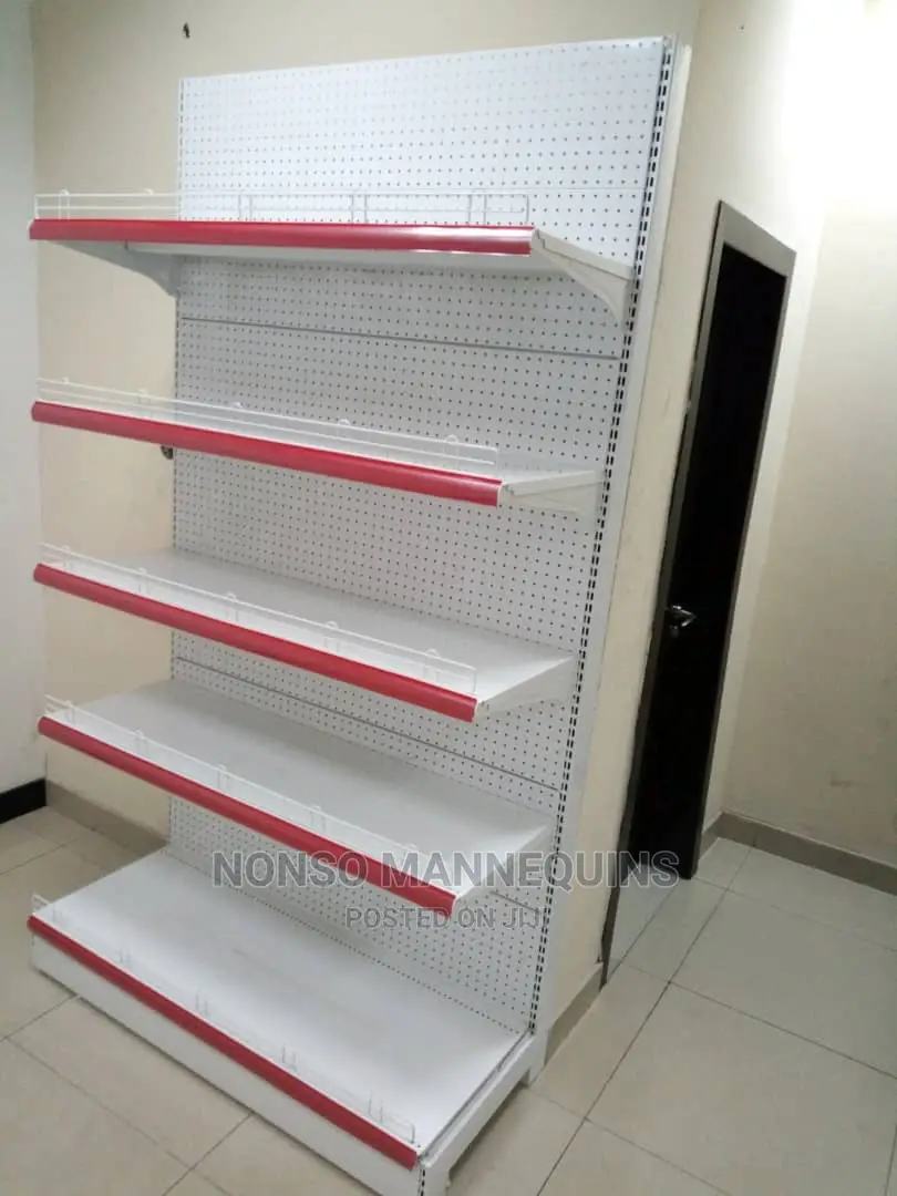 New Single Sided 4 Feets Width Supermarket Display Shelves