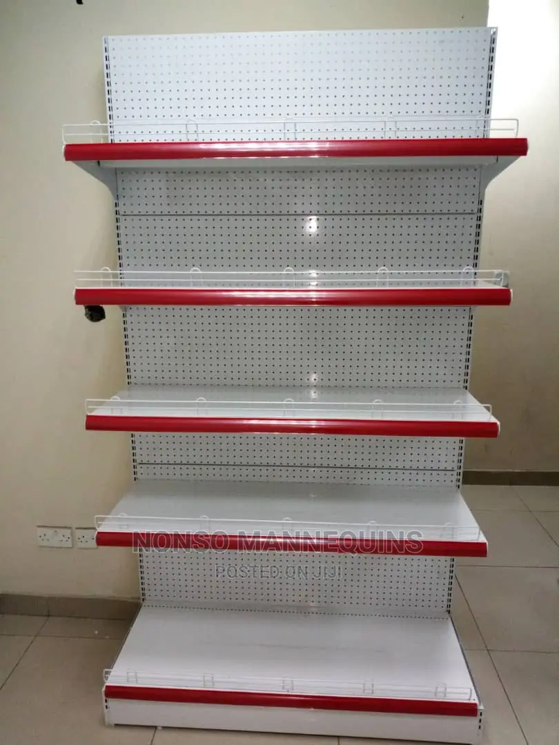 New Single Sided 4 Feets Width Supermarket Display Shelves