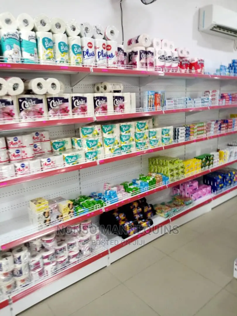 Brand New Single Sided Supermarket Display Shelves