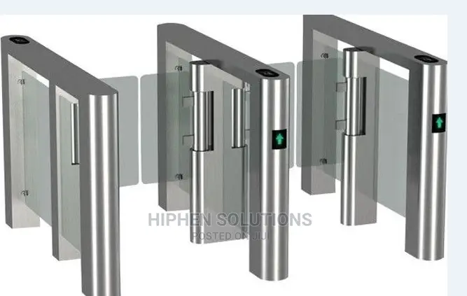 IR Sensor Barrier Turnstile Automatic Swing Gate Bi-direction