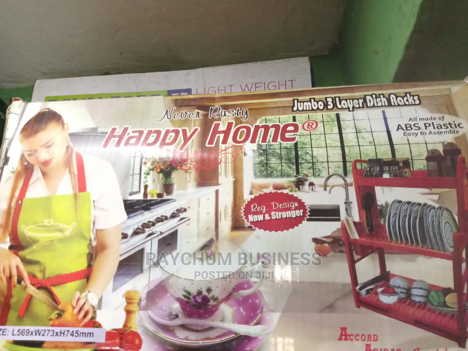 Happy Home Dish Drainer Complete Rober and Strong Body