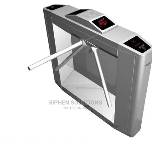 Barcode Full Automatic Waist Height Tripod Turnstiles BY HIPHEN