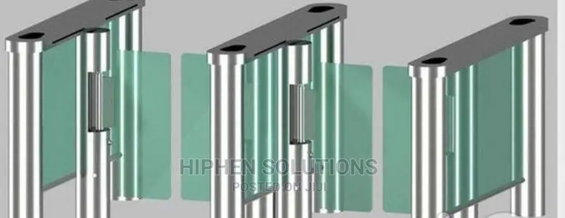Automatic Turnstiles TCP IP RFID Card Reader Swing Barrier