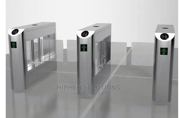 2-lane Swing Gates Automated Turnstile Barrier BY HIPHEN SOLUTIONS